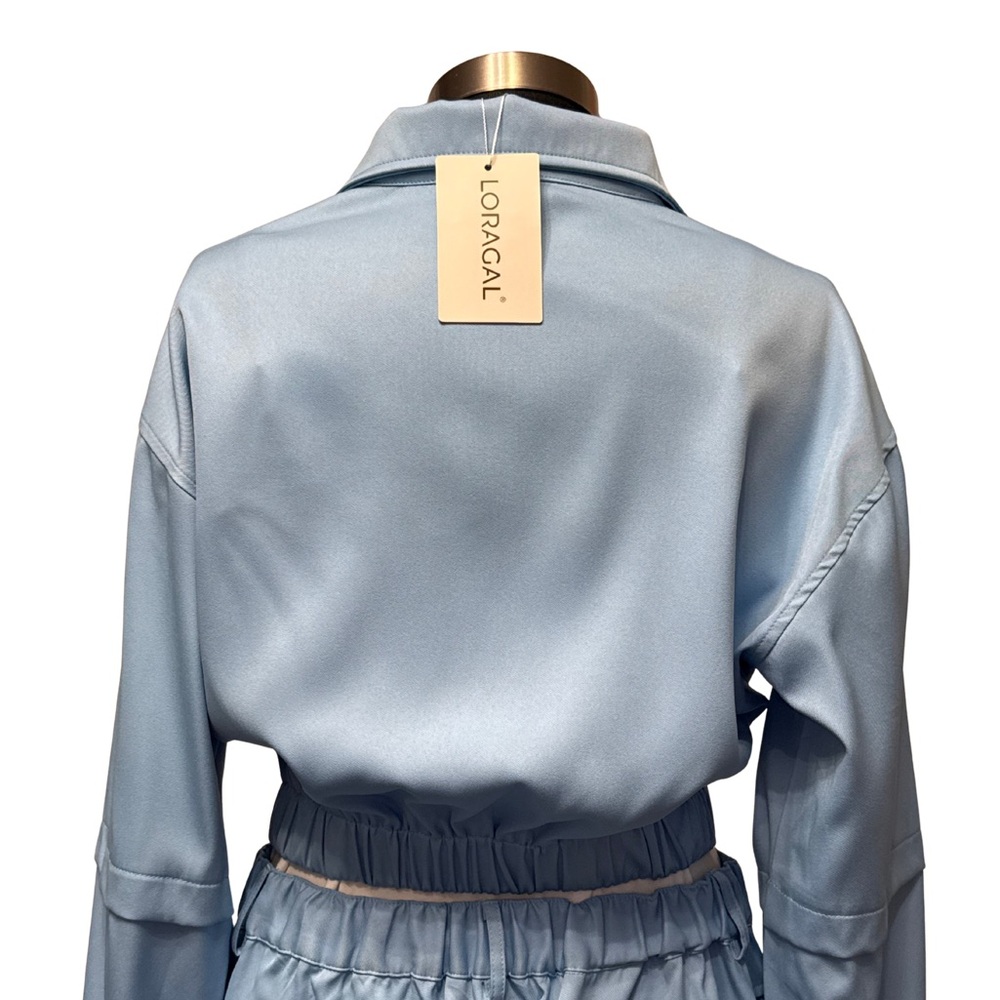 Loragal 2-Piece Set Jacket & Pants | Size Large | Wide Leg - Picture 4 of 5
